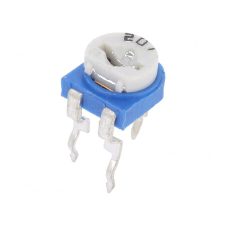 Potențiometru de montare singură, orizontal 200Ω 100mW | Electronic-mag.ro | Componente Electronice
