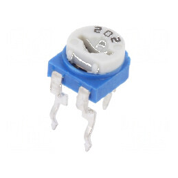 Potențiometru orizontal 2kΩ 100mW montare unică | Electronic-mag.ro | Componente Electronice