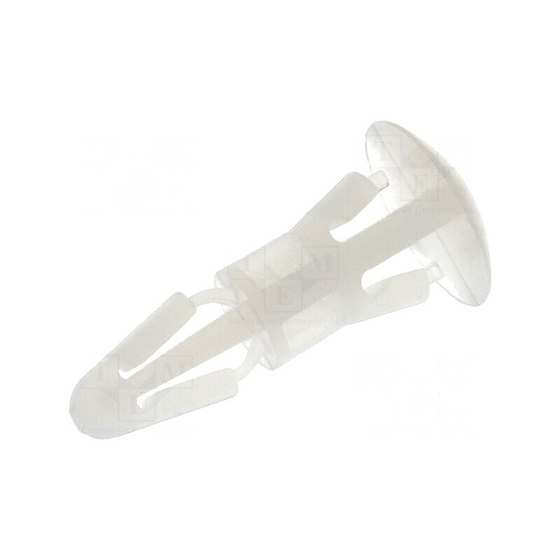 Ştift de montare poliamidă 8mm clichet natural UL94V-2 | Electronic-mag.ro | Componente Electronice