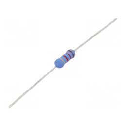 Rezistor metal oxide 2,2kΩ 1W ±5% Ø3,5x10mm -55÷155°C | Electronic-mag.ro | Componente Electronice