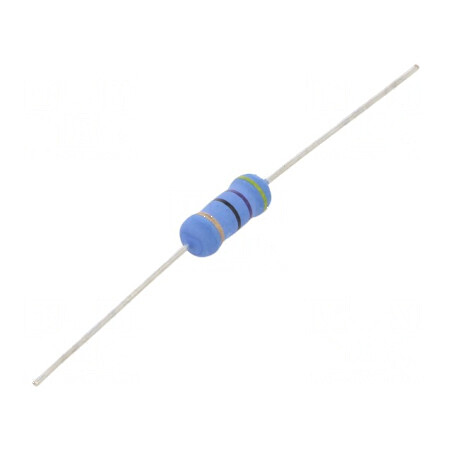 Rezistor metal oxide 47Ω 2W ±5% Ø5x12mm -55÷155°C | Electronic-mag.ro | Componente Electronice