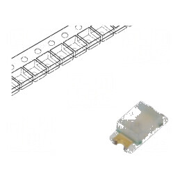 LED SMD 0603 roșu 25-40mcd 1,6x0,8x0,55mm 2,2V 20mA 54mW | Electronic-mag.ro | Componente Electronice