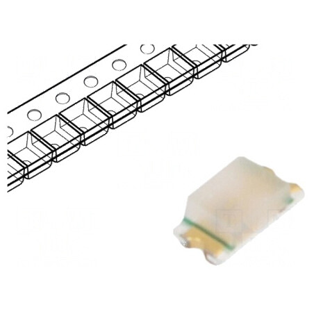 LED SMD 0603 roșie 16-40mcd 2,2V 20mA 54mW | Electronic-mag.ro | Componente Electronice