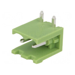Regletă de conexiuni deconectabilă 5mm, 2 piste, tată | Electronic-mag.ro | Componente Electronice