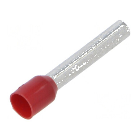 Vârf tub capăt izolat cupru 4mm² 18mm cositorit crimpat | Electronic-mag.ro | Componente Electronice