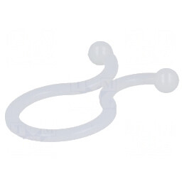 Clipsuri pentru cablu 16,2mm poliamidă naturală UL94V-2 | Electronic-mag.ro | Componente Electronice