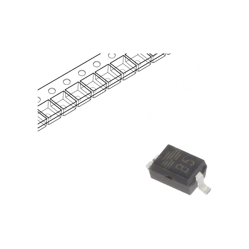 Diodă TVS bidirecțională 28-38V 3A SC76 SOD323 ESD | Electronic-mag.ro | Componente Electronice