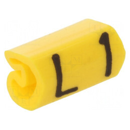 Markere Marcaj L1 1,3-3mm PVC galben 30-80°C | Electronic-mag.ro | Componente Electronice