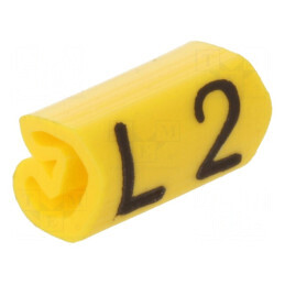 Markere Marcaj L2 PVC galben 1,3÷3mm -30÷80°C | Electronic-mag.ro | Componente Electronice