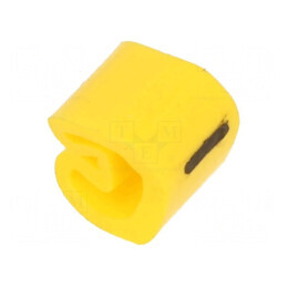Marker de marcaj PVC galben 1,3-3mm -30÷80°C | Electronic-mag.ro | Componente Electronice