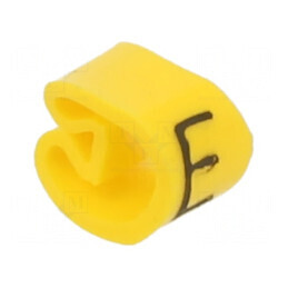 Markere Marcaj PVC galbenă 2,5÷5mm 30÷80°C prin orificiu | Electronic-mag.ro | Componente Electronice