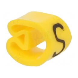 Markere Marcaj PVC Galben 2,5-5mm -30 până la 80°C | Electronic-mag.ro | Componente Electronice