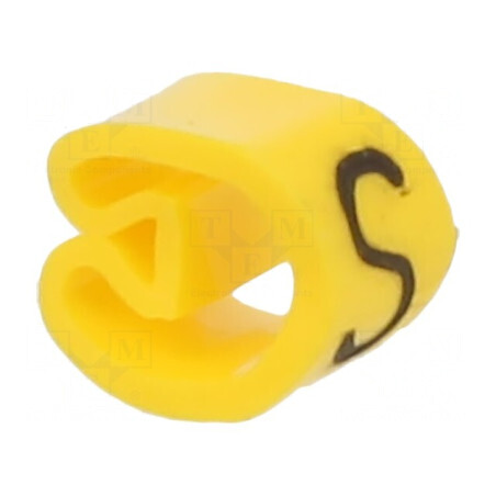 Markere Marcaj PVC Galben 2,5-5mm -30 până la 80°C | Electronic-mag.ro | Componente Electronice
