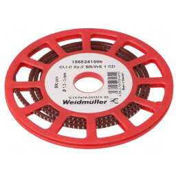 Markere Marcaj PVC maro 1 1,3÷3mm -30÷80°C | Electronic-mag.ro | Componente Electronice