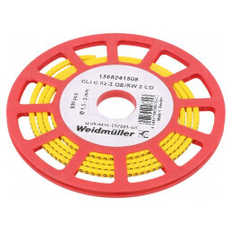 Markere Marcaj PVC galbenă 1,3÷3mm -30÷80°C | Electronic-mag.ro | Componente Electronice