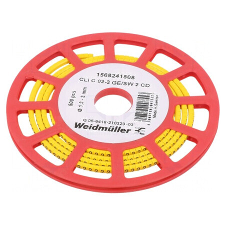 Markere Marcaj PVC galbenă 1,3÷3mm -30÷80°C | Electronic-mag.ro | Componente Electronice
