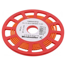 Markere Marcaj PVC Portocalie 3mm 30÷80°C | Electronic-mag.ro | Componente Electronice