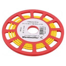 Markere Marcaj PVC galbenă 1,3-3mm 30-80°C | Electronic-mag.ro | Componente Electronice