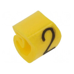 Markere Marcaj PVC Galben 1,3-3mm 30-80°C | Electronic-mag.ro | Componente Electronice