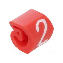 Markere Marcaj PVC roșie 1,3÷3mm 30÷80°C | Electronic-mag.ro | Componente Electronice