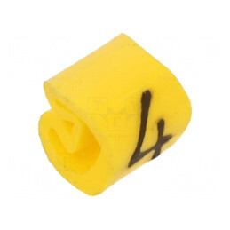 Markere Marcaj PVC Galben 1,3-3mm 30-80°C | Electronic-mag.ro | Componente Electronice