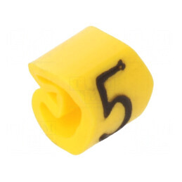 Markere Marcaj PVC galben 1,3÷3mm 30÷80°C | Electronic-mag.ro | Componente Electronice