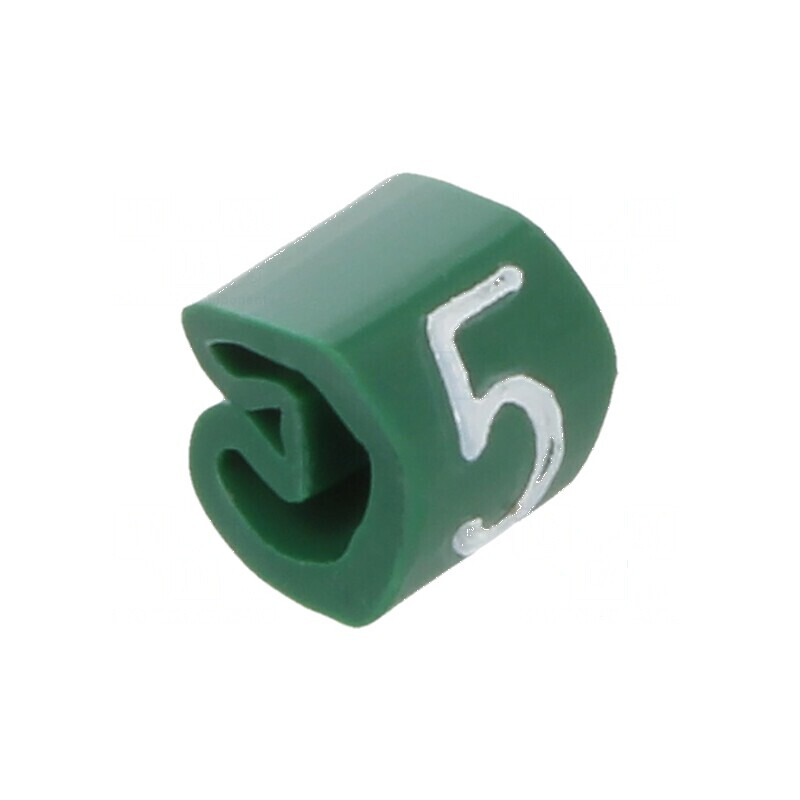 Markere PVC verde 5 1,3÷3mm pentru marcaj -30÷80°C | Electronic-mag.ro | Componente Electronice Markere PVC verde 5 1,3÷3mm pentru marcaj -30÷80°C | Electronic-mag.ro | Componente Electronice