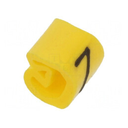 Markere de Marcaj PVC Galben 1,3÷3mm -30÷80°C | Electronic-mag.ro | Componente Electronice