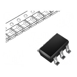 Tranzistor NPN bipolar BRT 50V 0,1A 150mW SC88A SOT353 x2 | Electronic-mag.ro | Componente Electronice