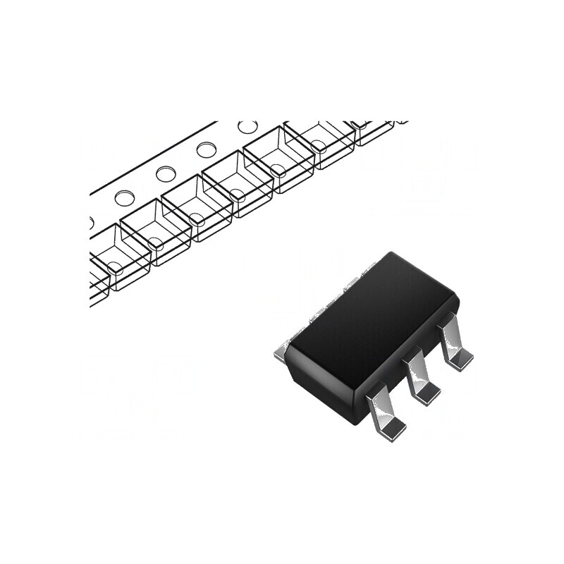 Tranzistor NPN bipolar BRT 50V 0,1A 150mW SC88A SOT353 x2 | Electronic-mag.ro | Componente Electronice Tranzistor NPN bipolar BRT 50V 0,1A 150mW SC88A SOT353 x2 | Electronic-mag.ro | Componente Electronice