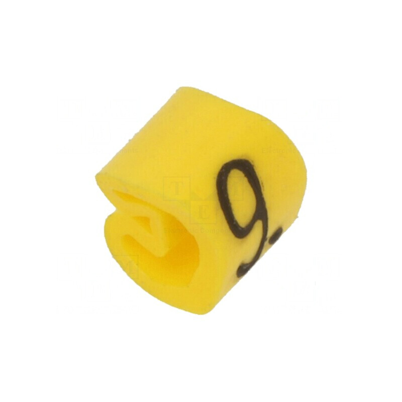 Markere Marcaj PVC Galben 9 1,3÷3mm -30÷80°C | Electronic-mag.ro | Componente Electronice Markere Marcaj PVC Galben 9 1,3÷3mm -30÷80°C | Electronic-mag.ro | Componente Electronice