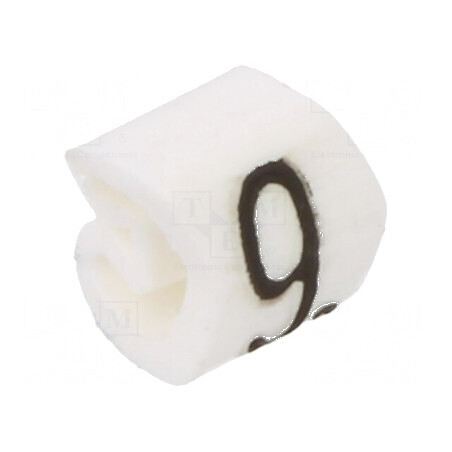 Markere Marcaj PVC albă 9 1,3÷3mm -30÷80°C | Electronic-mag.ro | Componente Electronice