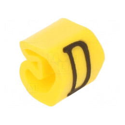 Markere Marcaj PVC galbenă 1,3-3mm -30÷80°C | Electronic-mag.ro | Componente Electronice