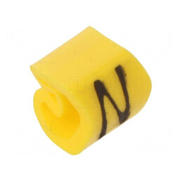 Markere Marcaj PVC Galben 1,3÷3mm -30÷80°C | Electronic-mag.ro | Componente Electronice