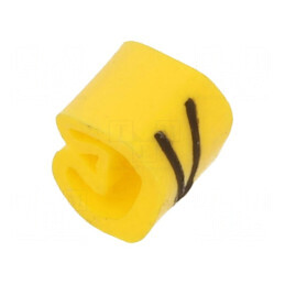 Markere Marcaj PVC galbenă 1,3-3mm -30÷80°C | Electronic-mag.ro | Componente Electronice