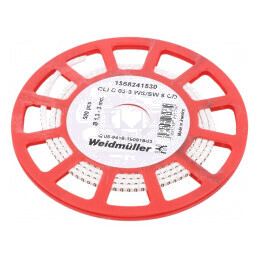 Markere Marcaj PVC Albă 9 1,3÷3mm -30÷80°C | Electronic-mag.ro | Componente Electronice