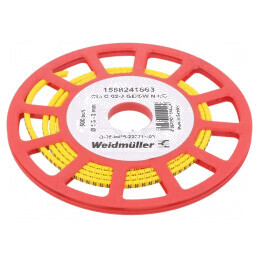 Marker de marcaj PVC galben - 1,3÷3mm - 30÷80°C prin orificiu | Electronic-mag.ro | Componente Electronice
