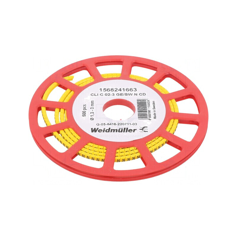 Marker de marcaj PVC galben - 1,3÷3mm - 30÷80°C prin orificiu | Electronic-mag.ro | Componente Electronice Marker de marcaj PVC galben - 1,3÷3mm - 30÷80°C prin orificiu | Electronic-mag.ro | Componente Electronice