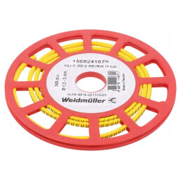 Markere Marcaj U 1,3-3mm PVC Galben -30÷80°C | Electronic-mag.ro | Componente Electronice