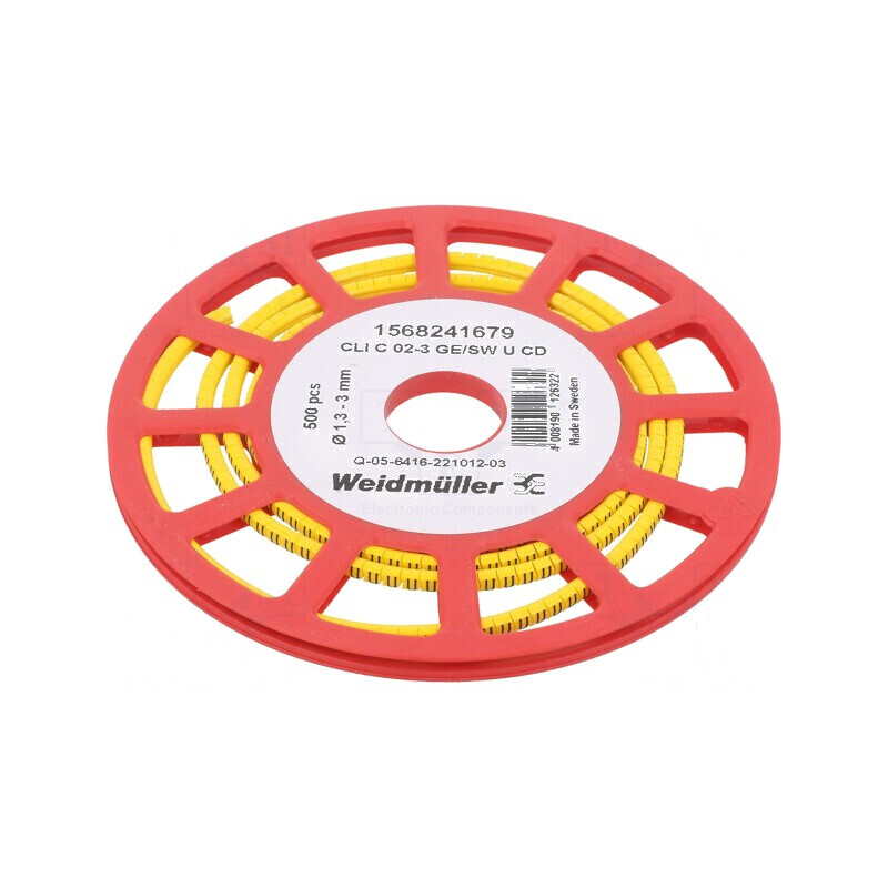 Markere Marcaj U 1,3-3mm PVC Galben -30÷80°C | Electronic-mag.ro | Componente Electronice Markere Marcaj U 1,3-3mm PVC Galben -30÷80°C | Electronic-mag.ro | Componente Electronice