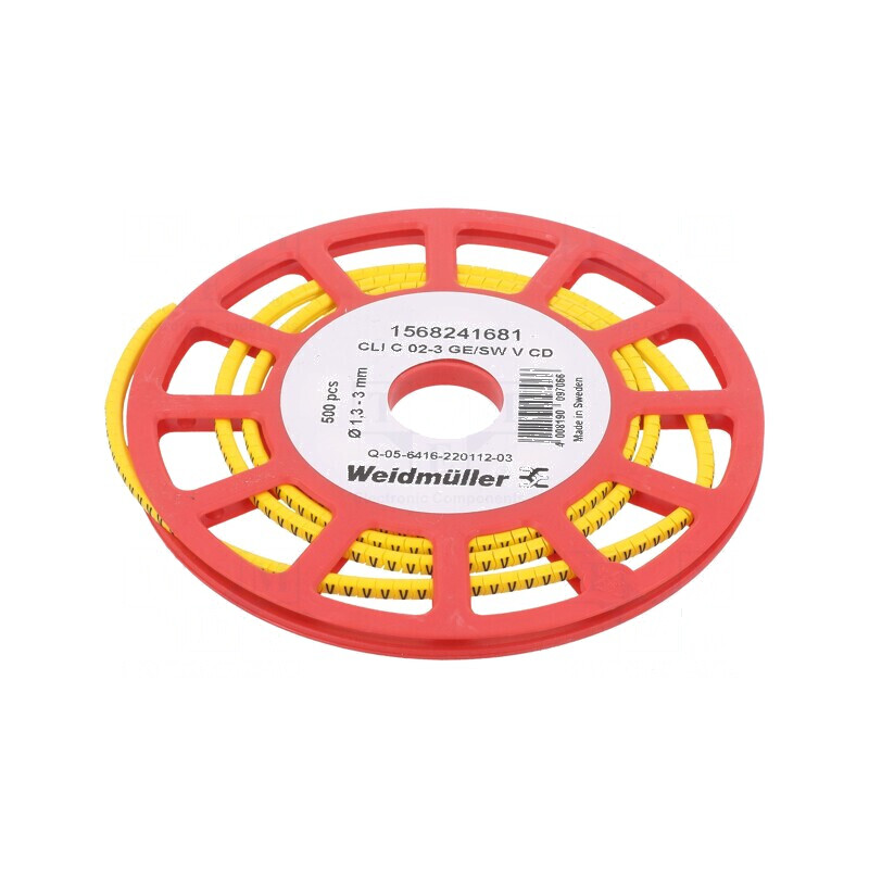 Markere Marcaj PVC Galben 1,3-3mm 30-80°C prin Orificiu | Electronic-mag.ro | Componente Electronice Markere Marcaj PVC Galben 1,3-3mm 30-80°C prin Orificiu | Electronic-mag.ro | Componente Electronice