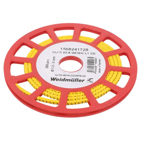 Markere Marcaj L1 1,3-3mm PVC Galben -30-80°C | Electronic-mag.ro | Componente Electronice
