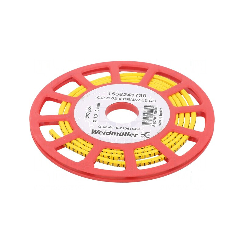 Markere Marcaj L3 PVC galben 1,3-3mm 30-80°C | Electronic-mag.ro | Componente Electronice Markere Marcaj L3 PVC galben 1,3-3mm 30-80°C | Electronic-mag.ro | Componente Electronice