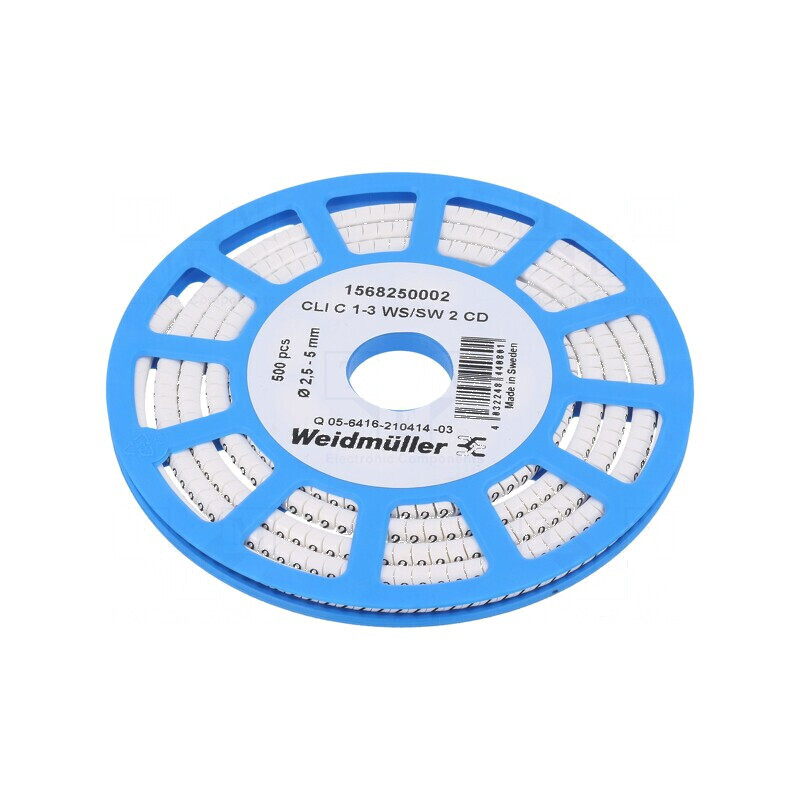 Markere de Marcaj PVC Alb 2-5mm -30 la 80°C | Electronic-mag.ro | Componente Electronice