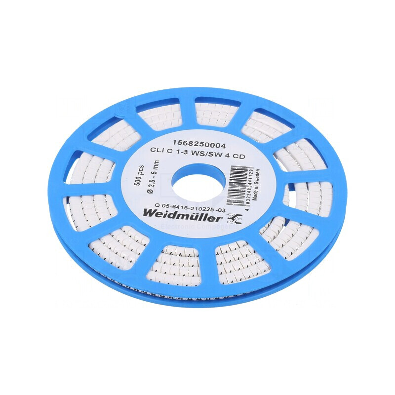 Markere Marcaj PVC Albă 4 2,5÷5mm -30÷80°C | Electronic-mag.ro | Componente Electronice Markere Marcaj PVC Albă 4 2,5÷5mm -30÷80°C | Electronic-mag.ro | Componente Electronice