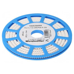 Markere Marcaj PVC Albă 5mm -30÷80°C | Electronic-mag.ro | Componente Electronice