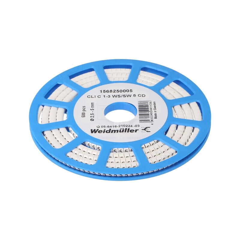 Markere Marcaj PVC Albă 5mm -30÷80°C | Electronic-mag.ro | Componente Electronice Markere Marcaj PVC Albă 5mm -30÷80°C | Electronic-mag.ro | Componente Electronice