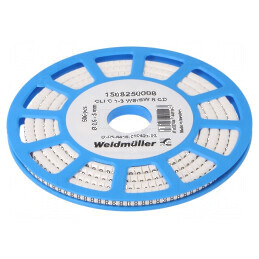 Markere Marcaj PVC Albă 8 bucăți 2,5÷5mm -30÷80°C | Electronic-mag.ro | Componente Electronice