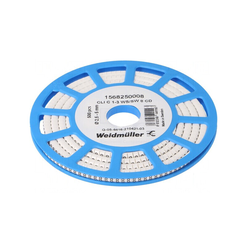 Markere Marcaj PVC Albă 8 bucăți 2,5÷5mm -30÷80°C | Electronic-mag.ro | Componente Electronice Markere Marcaj PVC Albă 8 bucăți 2,5÷5mm -30÷80°C | Electronic-mag.ro | Componente Electronice