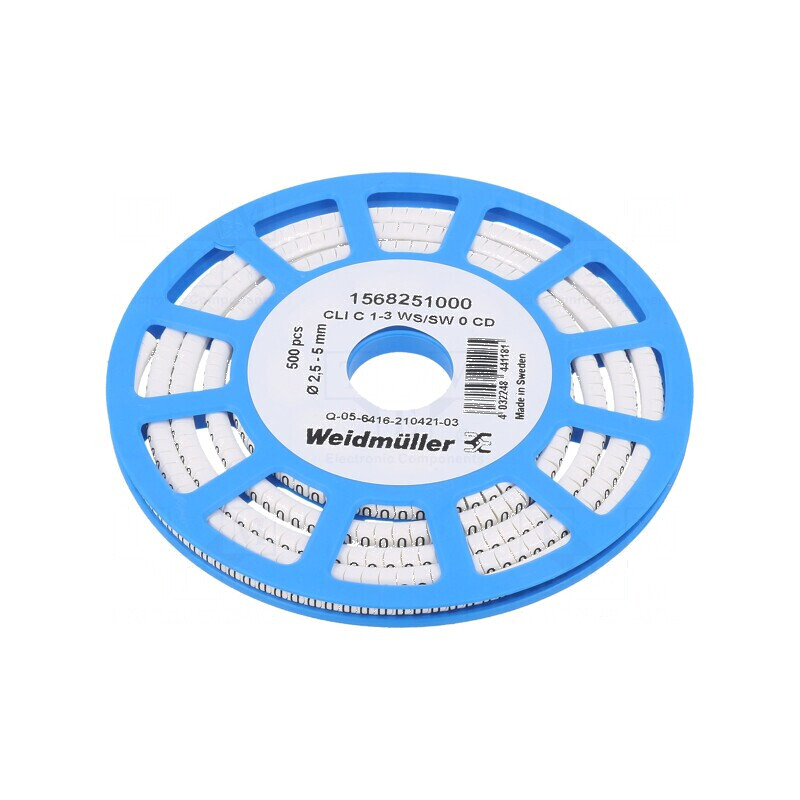 Markere Marcaj PVC Albă 0 2,5÷5mm -30÷80°C | Electronic-mag.ro | Componente Electronice Markere Marcaj PVC Albă 0 2,5÷5mm -30÷80°C | Electronic-mag.ro | Componente Electronice